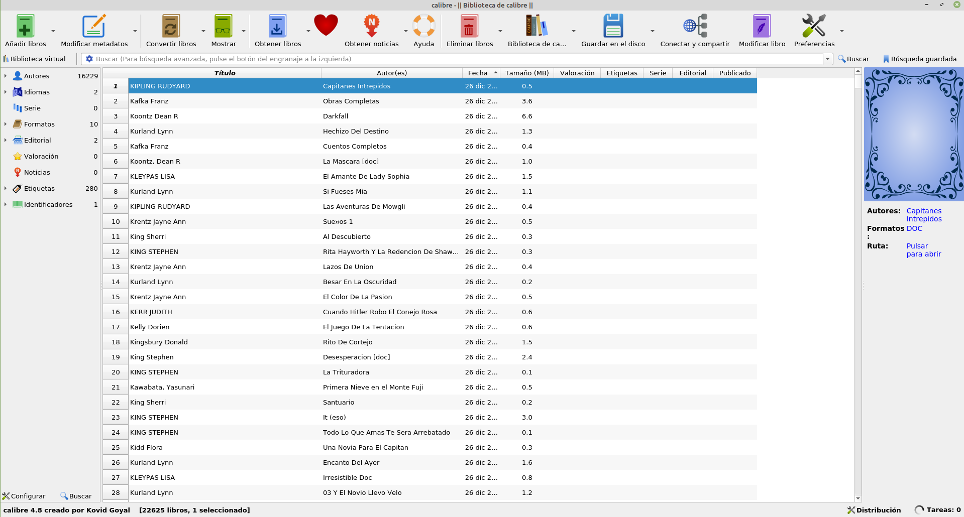 Biblioteca Calibre Biblioteca Calibre
